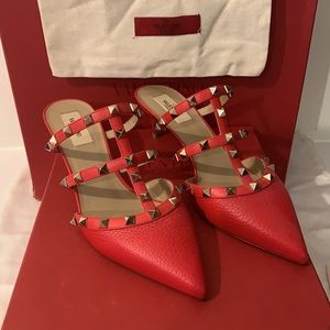 Valentino Garavani Rockstud Slip-on Heels / Mules